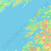 Carte topographique Steigen, altitude, relief