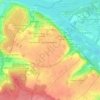Carte topographique Candes-Saint-Martin, altitude, relief