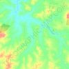 Carte topographique Gordonbrook, altitude, relief