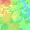 Carte topographique Юрковичи, altitude, relief