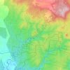 Carte topographique White Mountain, altitude, relief