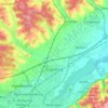 Carte topographique Ergolding, altitude, relief