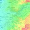 Carte topographique Tapi District, altitude, relief