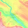 Carte topographique North Battleford, altitude, relief