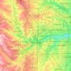 Carte topographique Fort Worth, altitude, relief