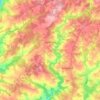 Carte topographique Sarlande, altitude, relief