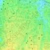Carte topographique Quartier 4, altitude, relief