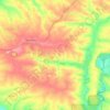 Carte topographique Маломихайлівська сільська громада, altitude, relief