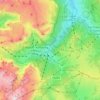 Carte topographique Corvara in Badia - Corvara, altitude, relief