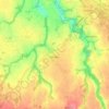 Carte topographique Goudelin, altitude, relief