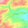 Carte topographique Wetwang, altitude, relief