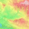 Carte topographique Rignac, altitude, relief