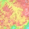 Carte topographique Chintapalle, altitude, relief