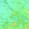 Carte topographique Poděbrady, altitude, relief