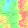 Carte topographique Communauté rurale de Keur Moussa, altitude, relief