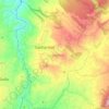 Carte topographique Gachantivá, altitude, relief