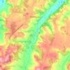 Carte topographique Bardigues, altitude, relief