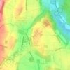 Carte topographique Bremblens, altitude, relief