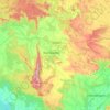 Carte topographique Dantewada, altitude, relief