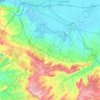Carte topographique Кале-2, altitude, relief