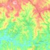 Carte topographique Mombuca, altitude, relief