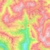 Carte topographique Blenio, altitude, relief