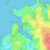 Carte topographique Saint-Briac-sur-Mer, altitude, relief