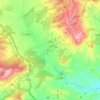 Carte topographique Tibi, altitude, relief