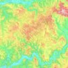 Carte topographique Causse de Martel, altitude, relief