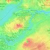 Carte topographique L'Île-Bizard–Sainte-Geneviève, altitude, relief