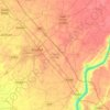 Carte topographique Anand Taluka, altitude, relief