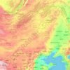 Carte topographique Inner Mongolia, altitude, relief