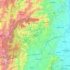 Carte topographique Ifugao, altitude, relief