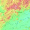 Carte topographique Еврейская автономная область, altitude, relief