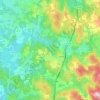 Carte topographique 87640, altitude, relief