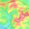Carte topographique Tairnbach, altitude, relief