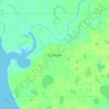 Carte topographique Quinhagak, altitude, relief