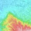 Carte topographique 84660, altitude, relief