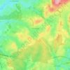 Carte topographique Champlecy, altitude, relief