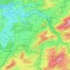 Carte topographique Grünenbach, altitude, relief