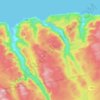 Carte topographique Saint-Maxime-du-Mont-Louis, altitude, relief