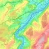 Carte topographique Grevenmacher, altitude, relief