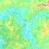 Carte topographique Campina do Monte Alegre, altitude, relief