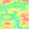 Carte topographique Inishannon, altitude, relief