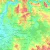 Carte topographique 93326, altitude, relief