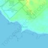 Carte topographique Pelican Point, altitude, relief