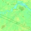 Carte topographique Moor Monkton, altitude, relief