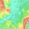 Carte topographique 93158, altitude, relief