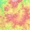 Carte topographique 6800, altitude, relief