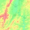 Carte topographique Boucle du Mouhoun, altitude, relief